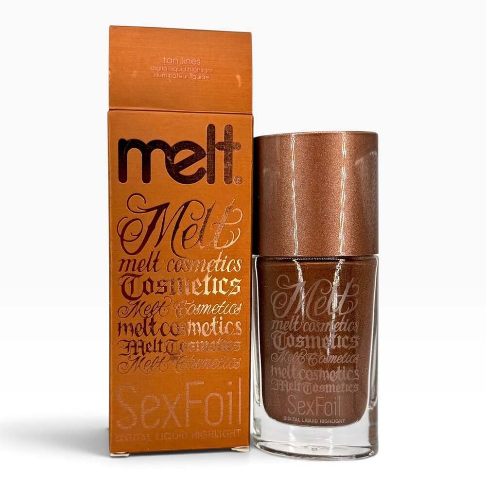 Melt Cosmetics SexFoil Digital Liquid Highlight 30 ml Tan Lines New Open Box